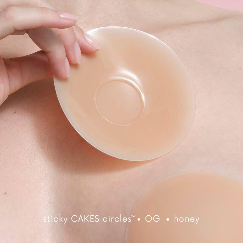 Sticky CAKES Circles - the First-Ever Sticky Not Icky Circle Nipple Covers